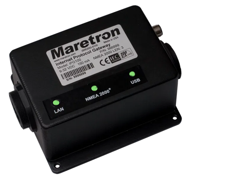 IPG100-01 – MARETRON Marine Network Gateway, Used To Connect PC/ Mac/ Tablet/ Smartphone To An NMEA 2000 Network Blac...